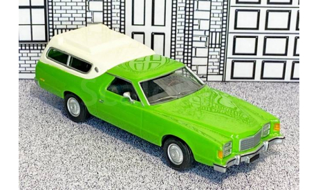 KM 002 Krivosheev Miniatures 1/43 Ford Ranchero Pick-Up Hard Top 1977 Green, масштабная модель, scale43