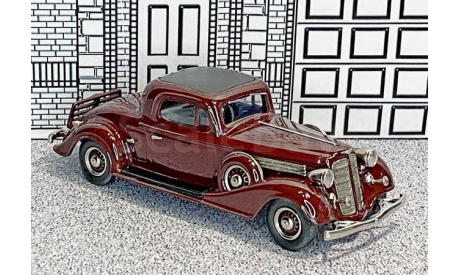 BC 001 Brooklin 1/43 Buick 96-S Coupe Hard Top 1935 cherry, масштабная модель, scale43