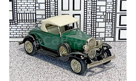 № 005 Ashton Models 1/43 Chevrolet Roadster Top Up 1932 green, масштабная модель, scale43