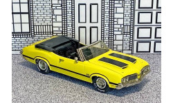 № 3 Toys For Collectors 1/43 Oldsmobile W3O 4-4-2 Conv.Top Down 1970 yellow