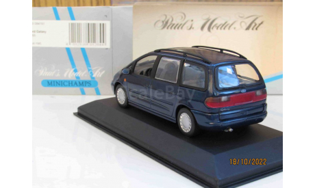 430 084161 Minichamps 1/43 Ford Galaxy 1995 blue met., масштабная модель, scale43