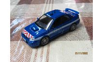 Dea.ПММ.№4  ’Полицейские Машины Мира’ 1/43 Subaru Impreza (Полиция Франции), журнальная серия Полицейские машины мира (DeAgostini), scale43