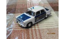 Dea.ПММ.№47 ’Полицейские Машины Мира’ 1/43 Peugeot 404 (Британская полиция Южной Африки), журнальная серия Полицейские машины мира (DeAgostini), scale43