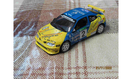 ES008 Altaya 1/43 Renault Maxi Megane #2 Rally Caja Cantabria (Luis Climent-Jose Munoz) 1998, масштабная модель, scale43