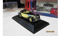 Ist 036 Ist 1/43 EMW 327 Cabriolet 1955 black/light yellow, масштабная модель, scale43