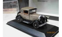 400082102 Minichamps 1/43 Ford Model A 1928 beige, масштабная модель, scale43