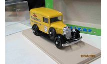 1077 Eligor 1/43 Ford V8 camionnette 1934 Mobil Oil yellow, масштабная модель, scale43