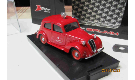 r063 Brumm 1/43 Fiat 1100(508c) vigili del Fuoco 1937, масштабная модель, scale43