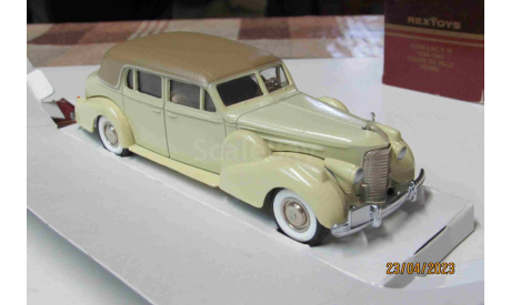 RX04 Rextoys 1/43 Cadillac V16 1938-40 Coupe de Ville ferme, масштабная модель, scale43