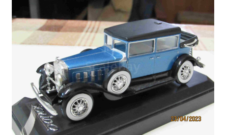 4085 Solido 1/43 Cadillac 452A 1930 blue/black, масштабная модель, scale43