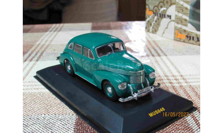 Mus048 Ixo 1/43 Opel Kapitan 4-door sedan(first generation)1939, масштабная модель, scale43