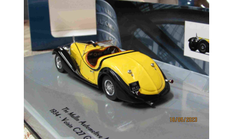 437 119130 Minichamps 1/43 Voisin C27 Grand Sport Cabriolet The Mullin Automotive Museum Collection, масштабная модель, scale43