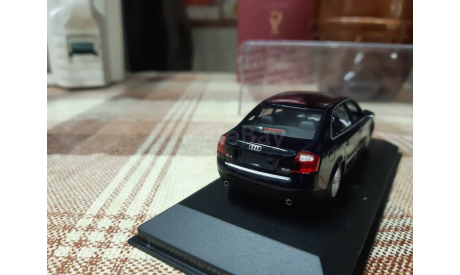 430010101 Minichamps 1/43 Audi A4 2000 Blue Metallic, масштабная модель, scale43