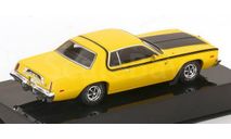 CLC541 Ixo 1/43 PLYMOUTH Fury Road Runner 1975 Yellow/Black, масштабная модель, scale43