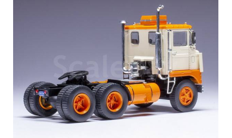 TR188 Ixo 1/43 седельный тягач WHITE 7400 1960 Beige/Orange, масштабная модель, scale43