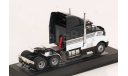 TR183 Ixo 1/43 седельный тягач KENWORTH T600A 1986 Black/White, масштабная модель, scale43