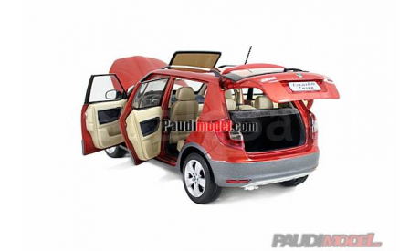 2277R Paudi Model 1/18 Skoda Fabia Scout 2012(Red), масштабная модель, scale18, Škoda