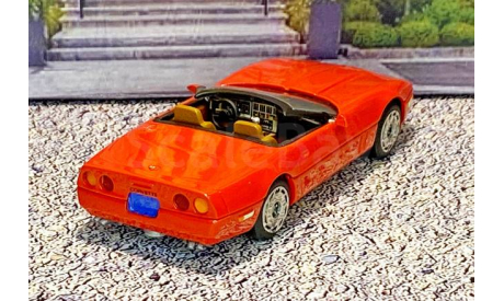 WP 114 Western  Models 1/43 Chevrolet Corvette Roadster Top Down 1986 red, масштабная модель, scale0