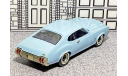 № 1 Toys For Collectors 1/43 Oldsmobile 4-4-2 Coupe Hard Top 1970 light blue, масштабная модель, scale43