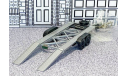 BRK 109 Brooklin 1/43 Car Trailer Twin Axle 1980 silver, масштабная модель, 1:43