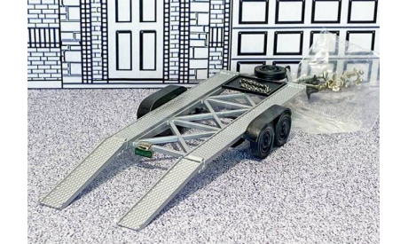 BRK 109 Brooklin 1/43 Car Trailer Twin Axle 1980 silver, масштабная модель, scale43