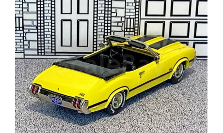 № 3 Toys For Collectors 1/43 Oldsmobile W3O 4-4-2 Conv.Top Down 1970 yellow, масштабная модель, scale43