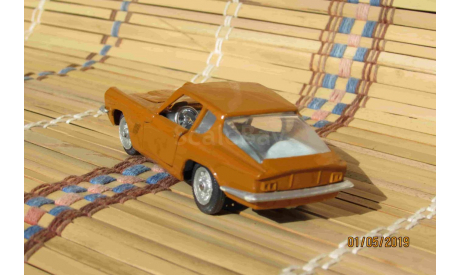 Maserati Mistral Coupe(металл)коричневый, масштабная модель, Москва, 1:43, 1/43
