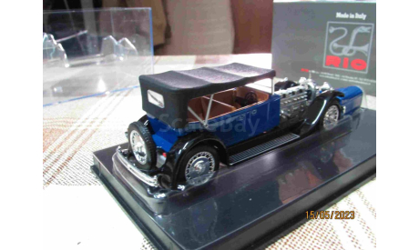 rio 4241 Rio 1/43 Bugatti 41 Royale Torpedo closed 1927 blue, масштабная модель, scale43
