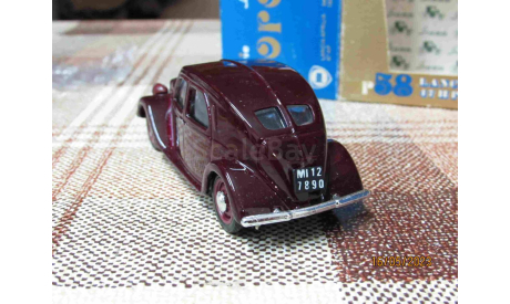 R58 Brumm 1/43 Lancia Aprila Berlina maroon, масштабная модель, scale43