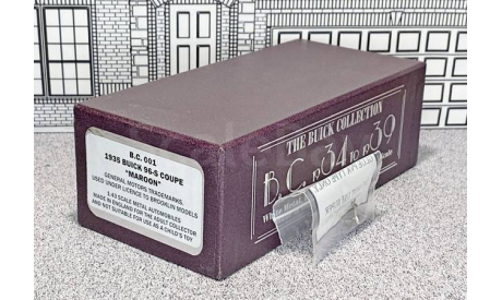 BC 001 Brooklin 1/43 Buick 96-S Coupe Hard Top 1935 cherry, масштабная модель, scale43
