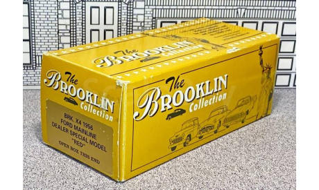 BRK X004 Brooklin 1/43 Ford Mainline 2-door Hard Top 1956 red, масштабная модель, scale43