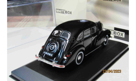 WB01 Whitebox 1/43 Opel Kapitan black, масштабная модель, scale43