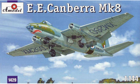 E.E. CANBERRA MK8 (AMODEL), сборные модели авиации, 1:144, 1/144