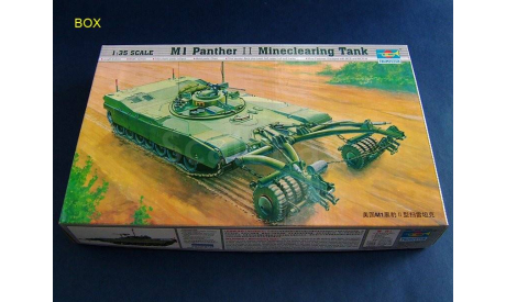 M1 PANTHER 2 MINECLEARING TANK ( Trumpeter), сборные модели бронетехники, танков, бтт, scale35