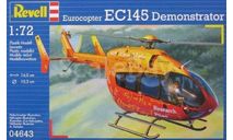 EUROCOPTER EC145 DEMONSTRATOR (Revell), сборные модели авиации, Вертолет, 1:72, 1/72