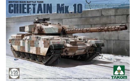 CHIEFTAIN MK.10 ( TAKOM), сборные модели бронетехники, танков, бтт, 1:35, 1/35