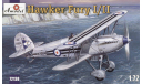 HAWKER FURY 1/2 (AMODEL), сборные модели авиации, 1:72, 1/72