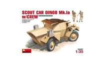 SCOUT CAR DINGO MK.W/CREW (MINIART), сборные модели бронетехники, танков, бтт, scale35