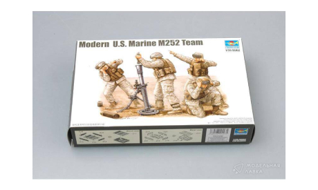 MODERN U.S.MARINE M252 TEAM ( Trumpeter), миниатюры, фигуры, 1:35, 1/35