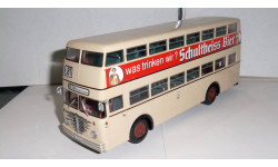 ​1/43 двухэтажный автобус Bussing D2U, Minichamps.
