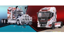 1/43 WESTERN STAR 4900, Iveco Abarth, одним лотом, масштабная модель, Hachette, 1:43