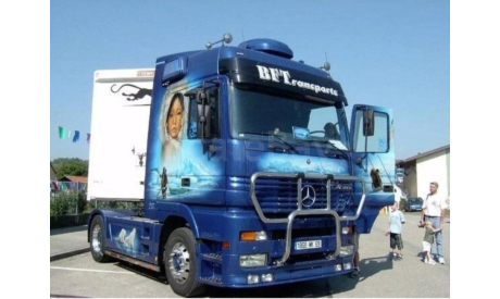 1/43 Mercedes Benz Actros MP1, Truck Tuning Collection, масштабная модель, Hachette, scale43, Mercedes-Benz