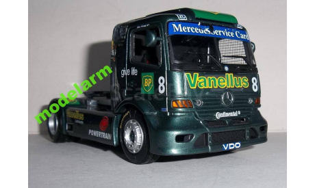 1/43 гоночный Mercedes-Benz BP Atkins RACE TRUCK,Minichamps, масштабная модель, 1:43