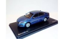 Акция - См.- ни-же! .  Skoda Octavia A8 Mk IV NEW 2021 Abrex 1/43 Шкода Октавия-4 седан серебристо-голубая / silver-blue 1:43, масштабная модель, scale43, Škoda