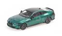 BMW M4 Competition G82 NEW 2022 L.E. 1/100 шт. Minichamps 1/43 БМВ 4 серии 4er) М4 купе ЭКСКЛЮЗИВНЫЙ ЦВЕТ = ЗЕЛЁНЫЙ металлик / GREEN  1:43, масштабная модель, scale43