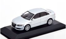 Audi RS4 (B7) 2004 Minichamps 1/43 Ауди РС-4 (В7 / Б7) СЕДАН. Серебристый  металлик / SILVER 1:43, масштабная модель, scale43