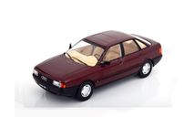 ⬊ Акция-СКИДКА! ⤵ Под ЗАКАЗ! ↪ Audi 80 B3 limousine 1/18  Triple 9  Ауди-80 Б3 1989 Бордовый / Bordo 1:18, масштабная модель, scale18