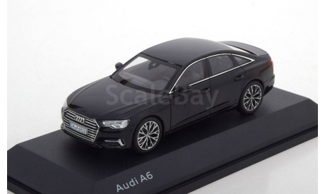 Audi A6 (С8) limousine i-Scale 1/43 Ауди А6 2019г. ЧЁРНЫЙ / BLACK  1:43, масштабная модель, scale43, iScale