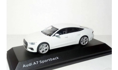 ↪︎ Под ЗАКАЗ! См.ТЕКСТ!!  Audi A7 (C8) Sportback iScale - Kyosho 1/43 Ауди А7 2017 ’спорт-купе’ БЕЛЫЙ  /  WHITE 1:43, масштабная модель, scale43