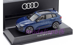 ★⬊ Акция! См.ТЕКСТ! ⤵ Под ЗАКАЗ! ↪ Audi Q6 e-tron NEW 1/43 Spark Ауди Q-6 Е-кроссовер 2024 NEW 1:43 BLUE  / т.синий